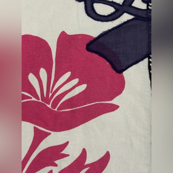 NWT We The Free Royals Hoodie Jacket S Ivory Combo Embroidered Oversized - Picture 8 of 13